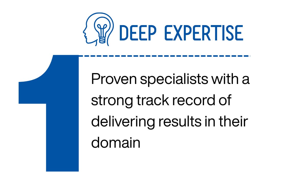 InvestMatch Accelerators - Deep Expertise